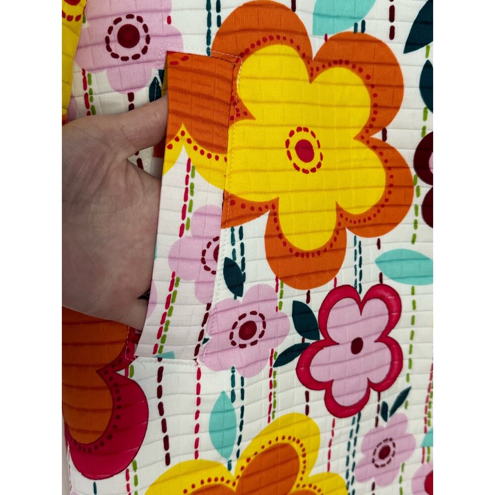 NWT Y2K Harvé Benard Floral Raincoat Size 14 – Retro Mod Flower Print vintage - Picture 15 of 16